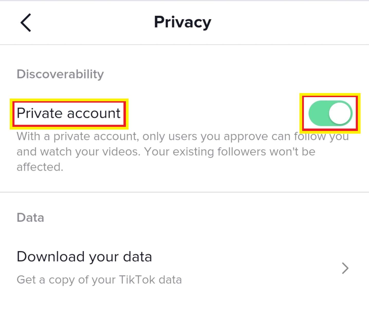 How to Make Your TikTok Account Private