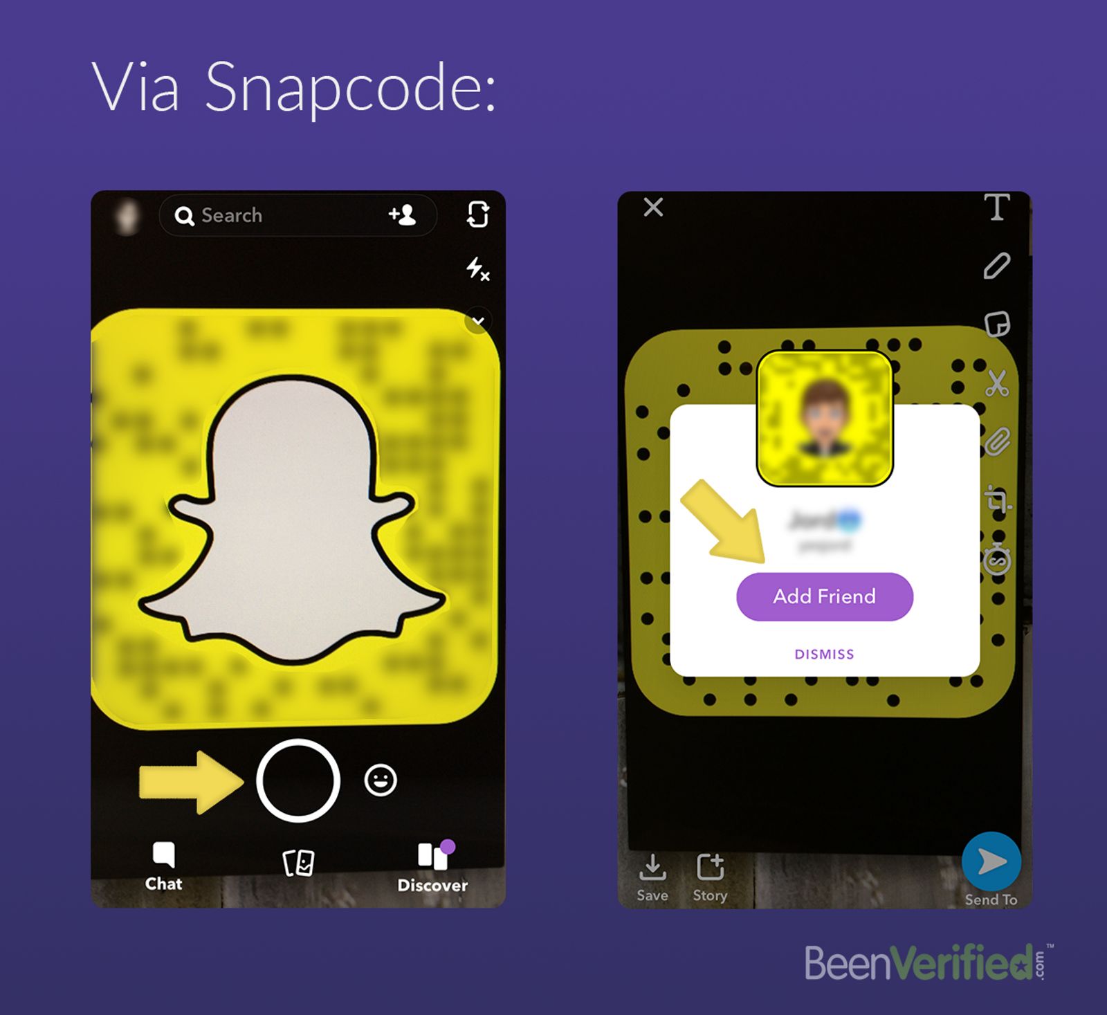How to Find Someone on Snapchat What Does The Purple Circle Mean On Snapchat Quick Add