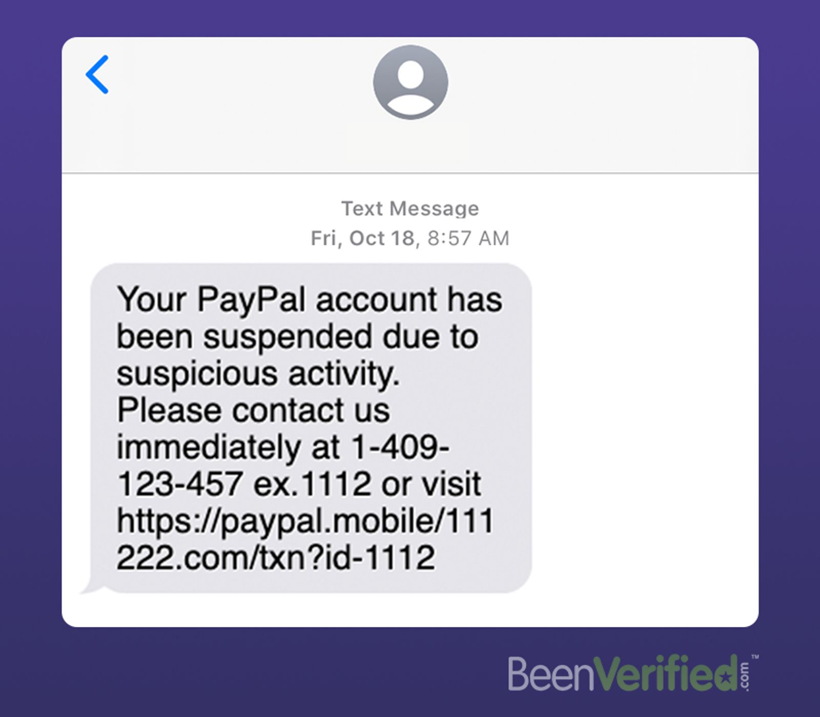 bitcoin text message spam