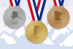 Top States, Hometowns for US Winter Olympic Athletes